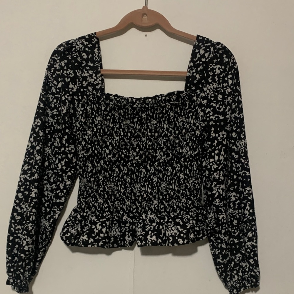 Crystal Doll Floral Women's Crop Top NWOT